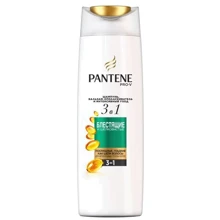 Pantene Шампунь, бальзам-ополаскиватель и интенсивный уход 3в1 Блестящие и шелковистые 360 ml: Пол Для женщин