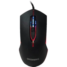Мышь Greenwave GM-1641L (R0015250) Black/Red: Интерфейс подключения USB