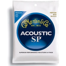 Струна для гитар Струны MARTIN MSP3200 SP Acoustic 80/20 Bronze Medium (13-56): Тип Комплект струн