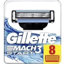 Gillette Mach3 Start Змінні касети для гоління 8 шт: Вид Сменные кассеты