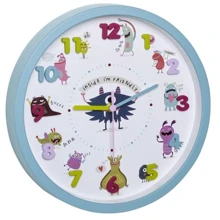 Годинник настінний TFA Little Monsters Sweep d 309x44 мм (60305120): Виробник TFA