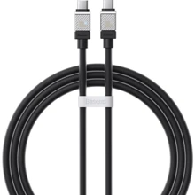 Кабель Baseus USB-C to USB-C CoolPlay Series 100W 1m Black (CAKW000201): Тип USB-C - USB-C