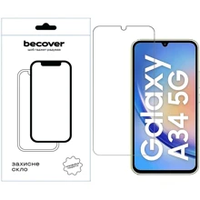 Аксесуар для смартфона BeCover Tempered Glass 3D Crystal Clear для Samsung A346 Galaxy A34 5G (709257): Сумісність Samsung A346 Galaxy A34 5G