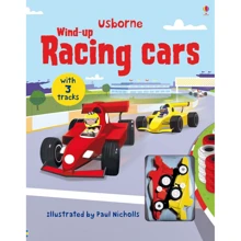 Wind-up Racing Cars / Интерактивная книга Спортивные автомобили: Производитель Usborne
