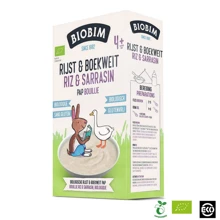 Каша безмолочная органическая Biobim Рис и гречка 200 г: Тип Каши безмолочные