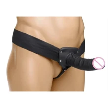 Полый страпон Size Matters Erection Assist Hollow Silicone Strap On: Для кого Унисекс