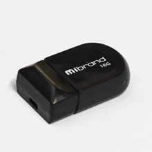 USB-флешка Mibrand 16GB Scorpio Black USB 2.0 (MI2.0/SC16M3B): Стандарт USB USB 2.0