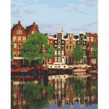 Картина за номерами Art Craft Кольоровий Амстердам 40х50 см (11227-AC): Виробник Art Craft