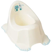 Горщик Tega Baby Піс та Кіт з протиковзкою гумою та музикою Кремовий (PO-062-102): Колір бежевый