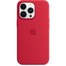 Чехол для iPhone Apple Silicone Case with MagSafe (PRODUCT) Red (MM2L3) for iPhone 13 Pro: Цвет красный