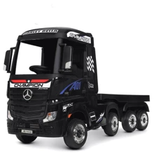 Детский электромобиль Грузовик Bambi Racer Mercedes с прицепом, черный (M 4208EBLR-2(2)): Вид грузовик