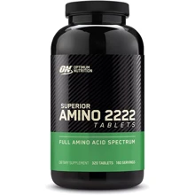 Аминокислота для спорта Optimum Nutrition Superior Amino 2222 320 Tablets//160 servings/ Unflavored: Вкус Без вкуса
