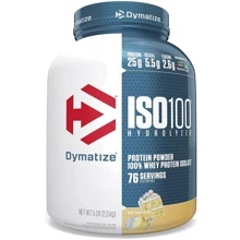 Протеин Dymatize ISO-100 2300 g /75 servings/ Holiday Cake: Вид Изоляты