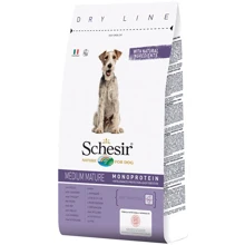 Сухой корм Schesir Dog Medium Mature монопротеиновый для пожилых или малоактивных собак средних пород со вкусом курицы12 кг (ШСПСК12): Тип Сухой корм