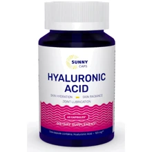 Sunny Caps Hyaluronic Acid 120 mg Гіалуронова кислота 60 капсул: Тип Гіалуронова кислота