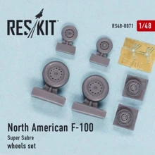 Смоляні колеса RESKIT для літака North American F-100 "Super Sabre" RS48-0071: Виробник RESKIT
