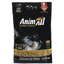 Наполнитель для кошачьего туалета AnimAll древесный 5.3 кг (300г в подарок): Вид Древесный