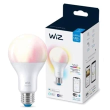Умная лампочка WiZ, E27, 13W, 100W, 1521Lm, A67, 2200-6500K, RGB, Wi-Fi: Тип цоколя E27