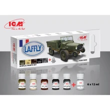 Набір ICM фарб для Laffly V 15T 6 шт. (ICM3009): Виробник ICM