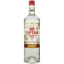 Ром Old Captain Caribbean White 37.5% 1 л (FSH_8711114480559): Объем, л 1