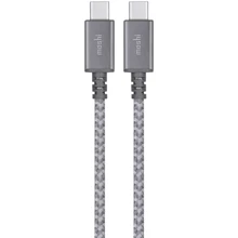 Кабель Moshi Cable USB-C to USB-C Integra 2m Titanium Grey (99MO084212): Тип USB-C - USB-C