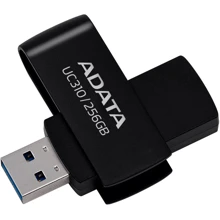 USB-флешка ADATA 256GB UC310 USB 3.2 Black (UC310-256G-RBK): Стандарт USB USB 3.2