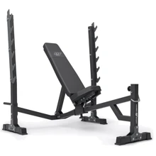 Скамья для жима и пресса Marbo Sport с подставками и отрицательным наклоном MS-L106 2.0 - (MR-29174): Вид применения домашний / профессиональный