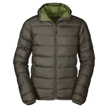 Пуховик Jack Wolfskin Helium Men 1200573-5066 46 сіро-зелений зимовий з капюшоном: Вид Пуховики