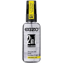 Анальный силиконовый органический лубрикант EGZO "HEY 2in1", 50 ml: Для кого Унисекс