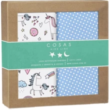 Набір пелюшок Cosas Unicorn - Swet Dots In Blue бязь (4822052049044): undefined undefined