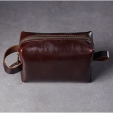 Косметичка INCARNE Limit из кожи Alkor М коричневая: Производитель INCARNE