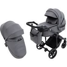 Коляска 2 в 1 Adamex Zico Eco Sa-4 темно-серый (680850): Тип коляски Универсальная коляска (2-в-1)