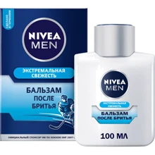 Nivea Men After Shave Balm Бальзам после бритья "Экстремальная свежесть" 100 ml: Объем, мл 100