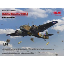 Самолет ICM Bristol Beaufort Mk.I. (бомбардировка, рейд) ICM48314: Производитель ICM