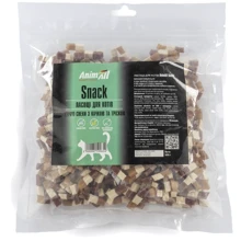 Ласощі AnimAll Snack 99654 курячі снеки з качкою та тріскою для котів 500 г (151749): Вид Снеки