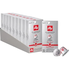 Кофе в капсулах ILLY Lungo Classico шоубокс 100х5.7 г (08003753158600): Вид напитка Кофе в капсулах