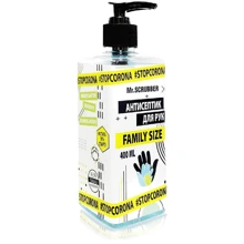 Mr.SCRUBBER Антисептик для рук Family Size 400 ml: Призначення 