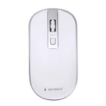 Мышь Gembird MUSW-4B-06-WS Wireless White-Silver: Интерфейс подключения Wireless