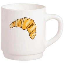 Кружка Luminarc Pop Gourmandise Croissant 290 мл (5185Q): Форма цилиндр