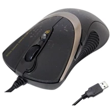 Мышь A4 Tech V-Track (Black): Интерфейс подключения проводная USB