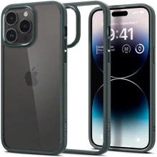 Чехол для iPhone Spigen Ultra Hybrid Abyss Green (ACS04821) for iPhone 14 Pro Max: Цвет зеленый