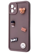 Чехол для телефонов Mobile Case Pretty Things Brown/Bear for Samsung A065 Galaxy A06: Совместимость Samsung A065 Galaxy A06