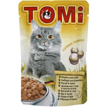 Влажный корм для кошек TOMi Птица и крольчатина 100 г: Тип Влажный корм