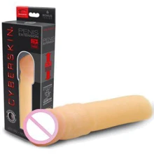 Насадка для увеличения члена CyberSkin 3 Transformer Penis Extension, +7,5 см: Для кого Для мужчин