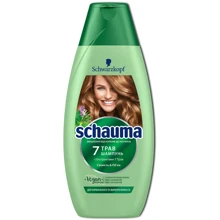 Schwarzkopf Schauma 7 трав Шампунь для нормальных и жирных волос, которые требуют частого мытья 400 ml: Пол Для женщин