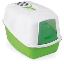 Туалет для котів із фільтром MPS Komoda Green 54x39x40 см зелений (S 07080107): Вид Закрытый