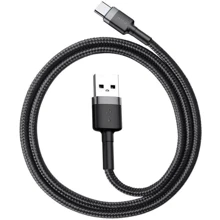 Кабель Baseus USB Cable to USB-C Cafule 0.5m Black (CATKLF-AG1): Тип USB Cable - USB-C
