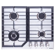 Варочная поверхность газовая WEILOR GM W624 SS: Расположение панели спереди