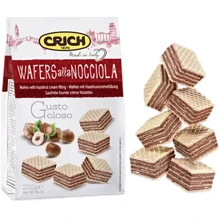 Вафли Crich с фундуком 250 г (8008620052616): Вес нетто 250 г