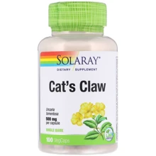 Solaray Cat's Claw, 500 mg, 100 VegCaps (SOR-01125): Форма выпуска Капсулы